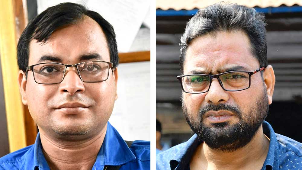 জাহাঙ্গীর বিশ্বাস এবং  জেবের শেখ।