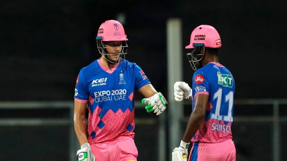 ডেভিড মিলারকে সঙ্গে নিয়ে রাজস্থানকে জয় এনে দিলেন অধিনায়ক সঞ্জু স্যামসন। ছবি - টুইটার। 