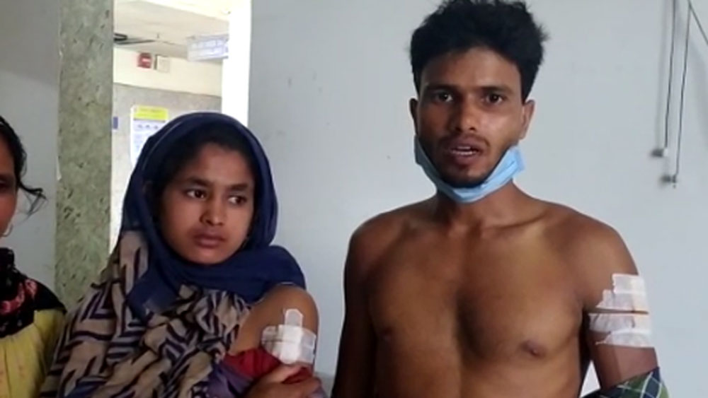 West Bengal Election 2021: A couple allegedly attacked by congress goons in Chanchal dgtld