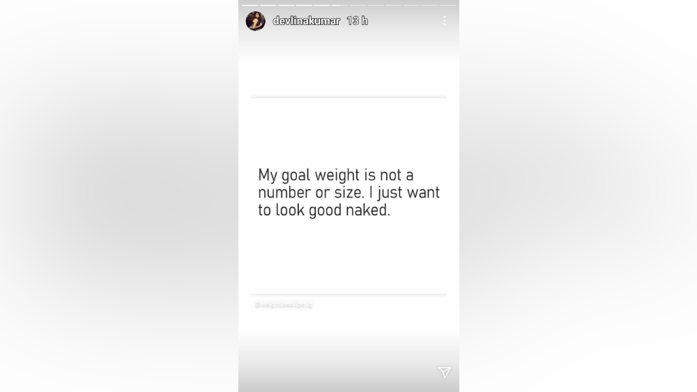 দেবলীনার ইনস্টাগ্রাম স্টোরি।