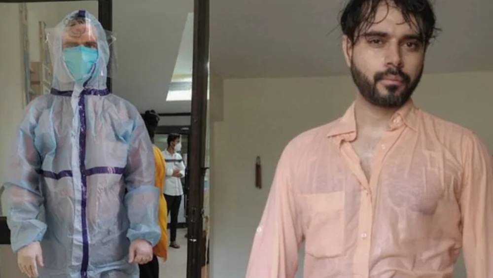 Doctor shows what being in PPE suit for 15 hours looks like dgtl