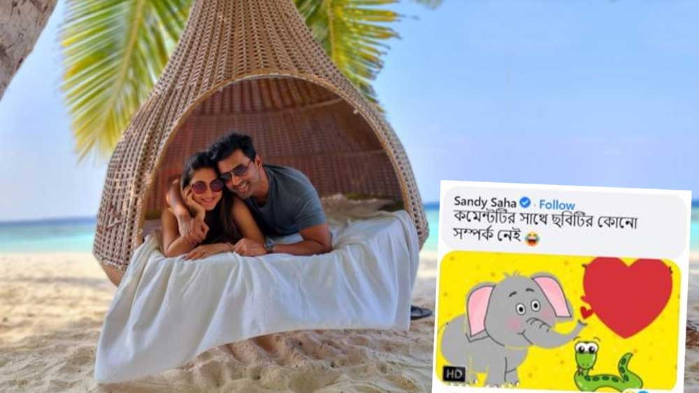 অঙ্কুশ-ঐন্দ্রিলার ছবিতে স্যান্ডির মন্তব্য