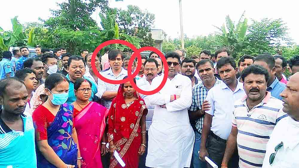 speculation regarding participation of missing criminal in panchayat in presence of Karandighi TMC MLA