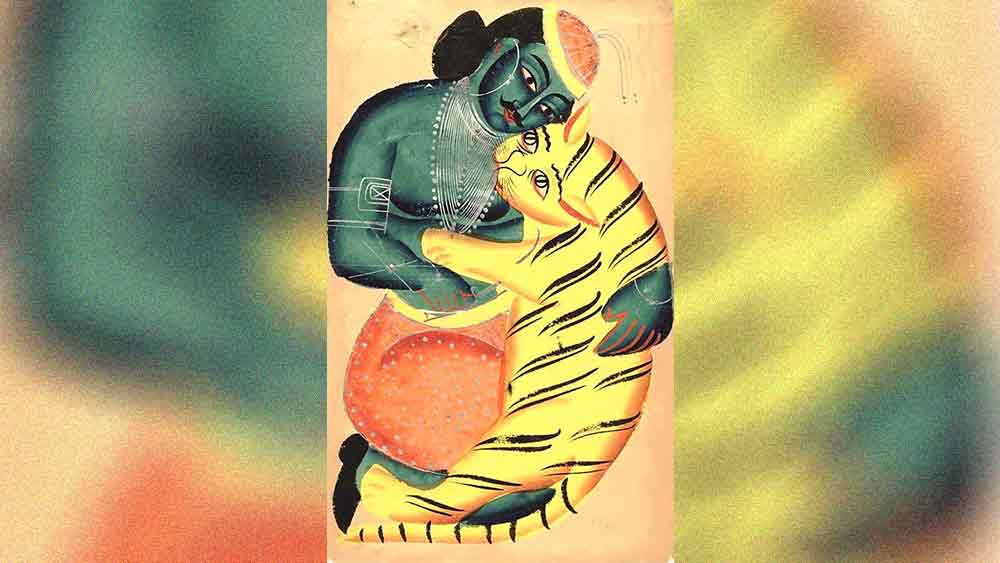 কালীঘাটের পট।