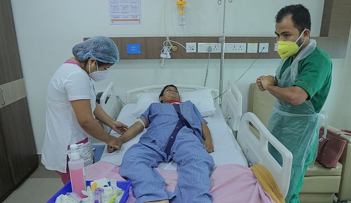 হাসপাতালের বেডে শ্রেহান