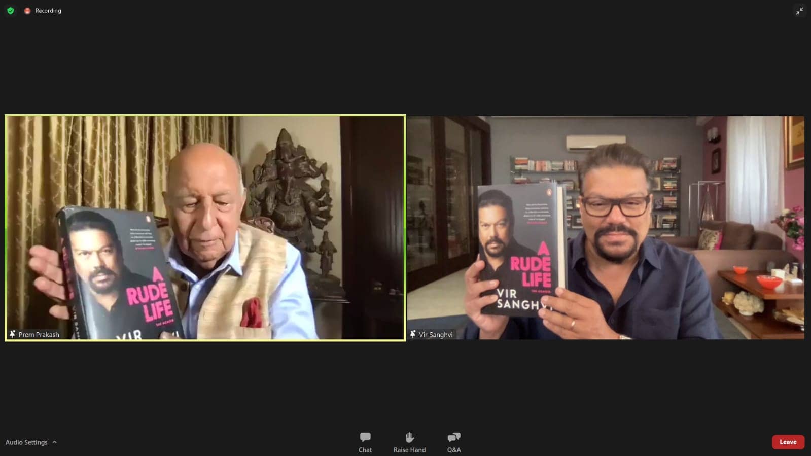 নতুন বই প্রকাশে ভির সাংভি