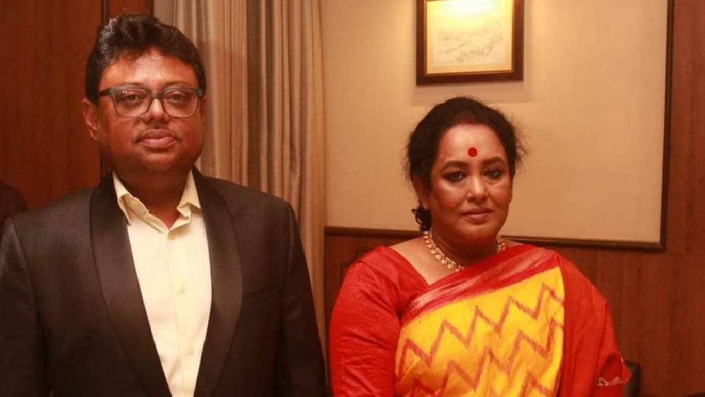শৈবাল বন্দ্যোপাধ্যায় এবং লীনা গঙ্গোপাধ্যায়।