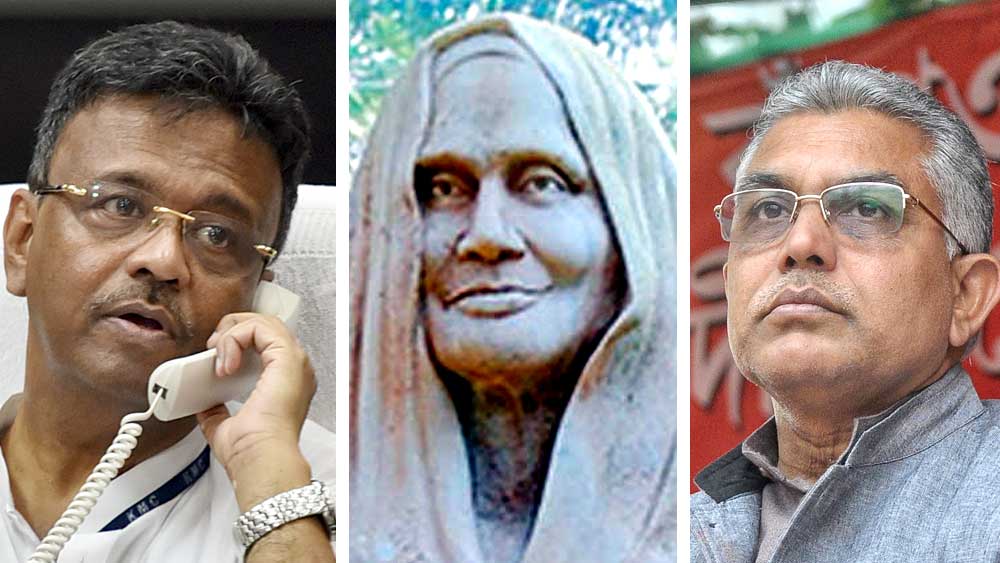 ছোটখাটো ভুল! মোদীর  মাতঙ্গিনী-তথ্যে সাফাই  দিলীপের, তৃণমূল বলছে আরএসএস সংস্কৃতি