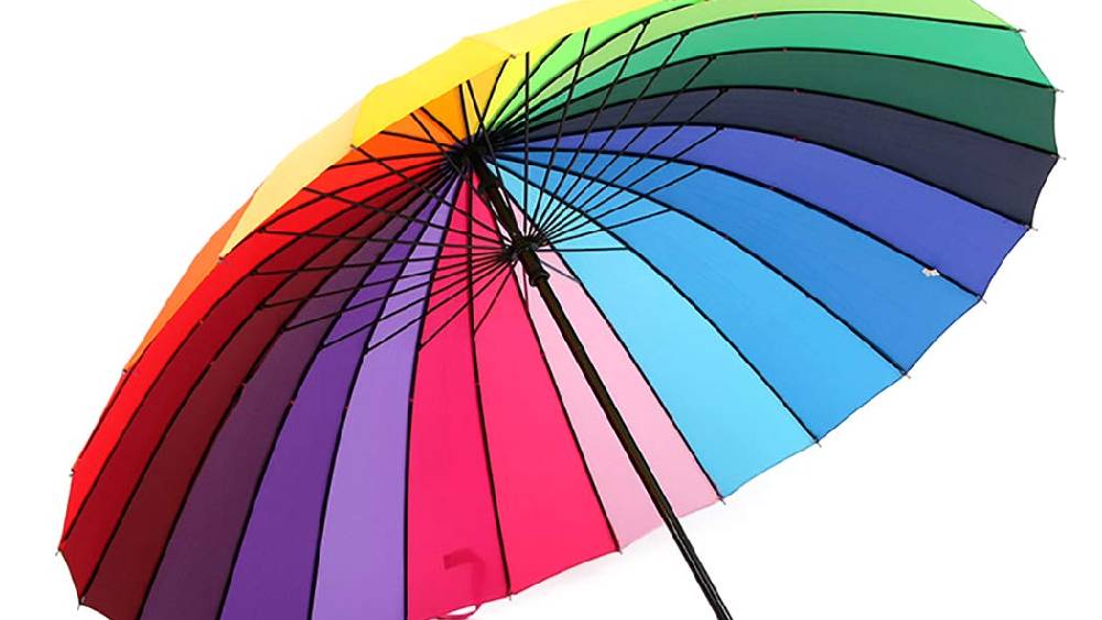 মাল্টিকালার ফ্যামিলি ছাতা