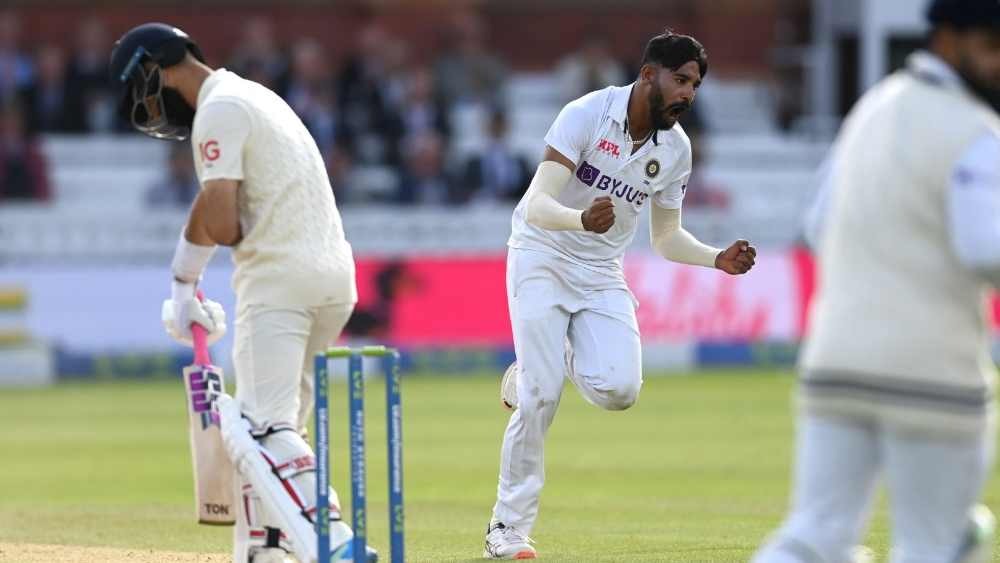 প্রথম ইনিংসের পর এ বারও জ্বলে উঠলেন মহম্মদ সিরাজ। ছবি - টুইটার