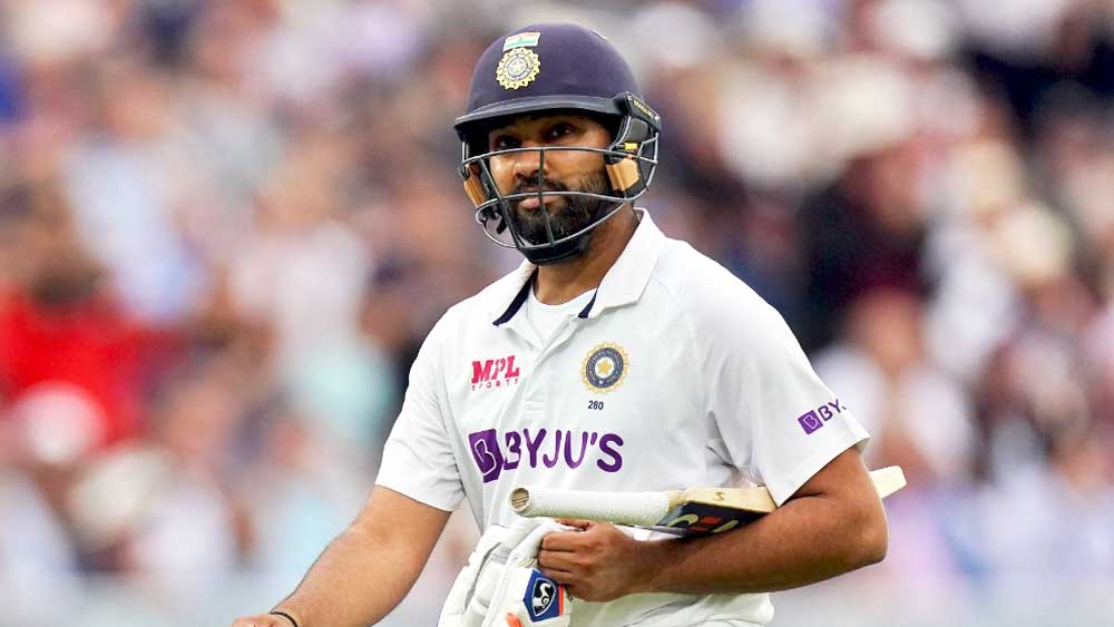 চেষ্টা করেও দুর্গ রক্ষা করতে পারলেন না রোহিত শর্মা। ছবি - টুইটার 