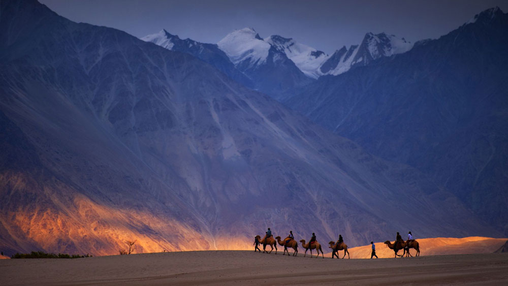 নুব্রা উপত্যকা। 