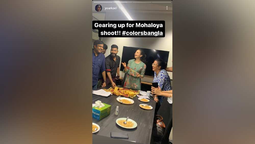 কোয়েলের ইনস্টাগ্রাম স্টোরি।