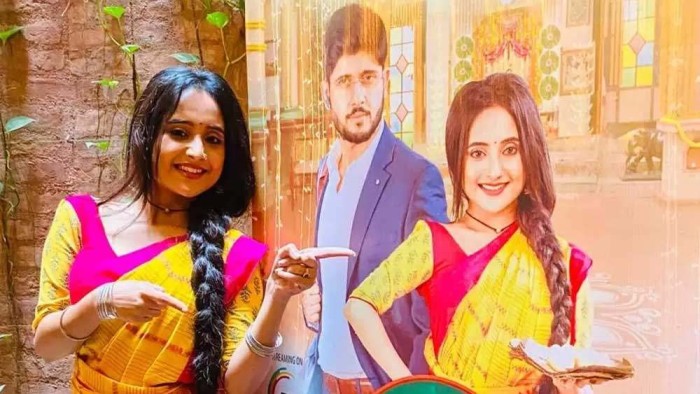 ‘মিঠাই’ ধারাবাহিকে সৌমিতৃষা।
