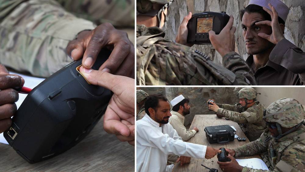 বায়োমেট্রিক যন্ত্রের ব্যবহার। -ফাইল ছবি।