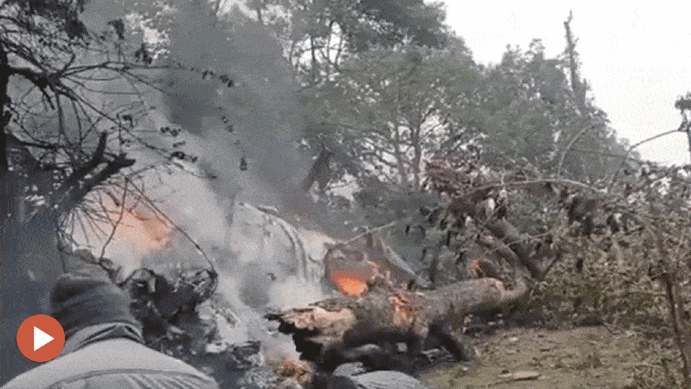 সেনা সর্বাধিনায়ক রাওয়াত-সহ কপ্টার ভেঙে পড়ল নীলগিরির জঙ্গলে, মৃত অন্তত চার