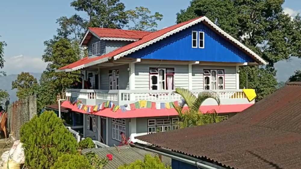 সতপাল রাই -এর দার্জিলিঙের বাড়ি। নিজস্ব চিত্র।