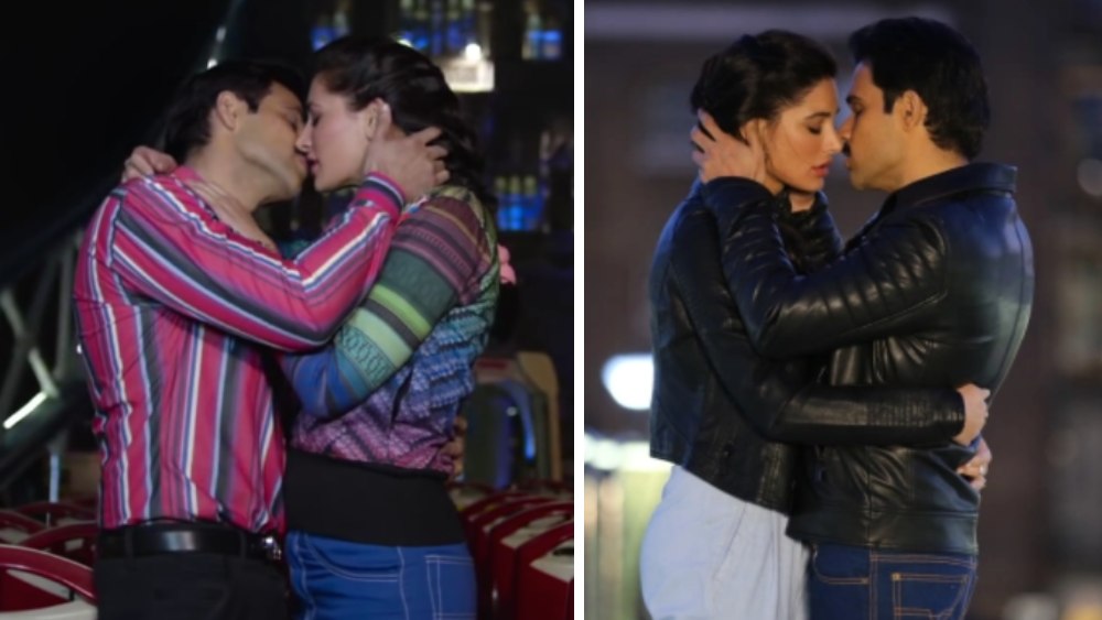 এর পর পরিচালক আরও বেশ কয়েক বার ‘কাট’ বলেন। তার পরও সহ অভিনেতাকে ছাড়েননি নায়িকা। বরং আরও বেশি জড়িয়ে ধরে তিনি তাঁর দীর্ঘ চুম্বন জারি রাখেন। লজ্জায় লাল হয়ে উঠতে দেখা যায় ইমরানকে।