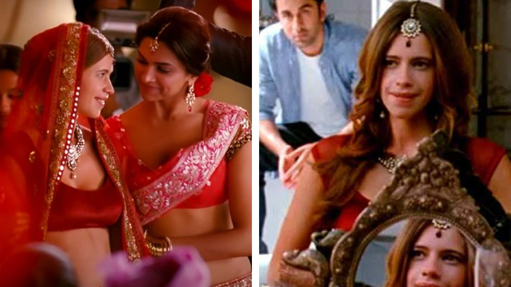 ইয়ে জাওয়ানি হ্যায় দিওয়ানি:  ‘ইয়ে জওয়ানি হ্যায় দিওয়ানি’ ছবিতে দীপিকা পাডুকনের সৌন্দর্য গোটা ছবি জুড়ে রয়েছে। সে দিক থেকে নজর ফেরাতে পারলে বুঝবেন কল্কি কেঁকলার বিয়ের সাজও ছিল যথেষ্ট সুন্দর। সূক্ষ্ম সুতোর কাজের সঙ্গে ভেলভেটের ব্লাউজের চমক আপনার বিয়ের মণ্ডপেও আনতে পারে আলাদা রোশনাই।