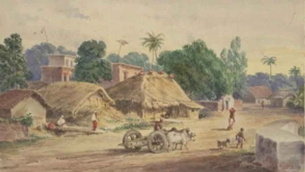 ব্রিটিশ আমলে কুমোরটুলি, জোড়াসাঁকো, কলুটোলা, বৌবাজার এলাকায় দেশীয় জনবসতি বেশি ছিল। ইউরোপীয়রা এখানে বিশেষ পা রাখতেন না। অরমি সাহেব বিবরণ দিয়েছিলেন, জোড়াবাগান, কুমোরটুলিতে ভারতীয় ব্যবসায়ীদের বাড়িঘর লুঠ করেছিল নবাব সিরাজের বাহিনী। ১৮২৫ খ্রিস্টাব্দে মেজর আই পি শক এবং ক্যাপ্টেন টি প্রিন্সেপ কলকাতার যে মানচিত্র এঁকেছিলেন, সেখানে ঘনবসতিপূর্ণ চিৎপুরে কুঁড়েঘর, এঁদো পুকুর, খাল, ডোবা, জঙ্গল এবং কৃষিজমি বেশি দেখানো হয়েছে। (১৮৪৮ খ্রিস্টাব্দে এডওয়ার্ড প্রিন্সেপের আঁকা ছবি)