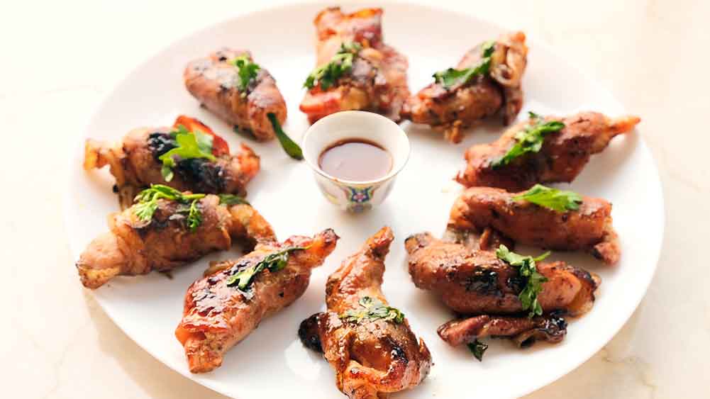  বেকন র‌্যাপড প্রন