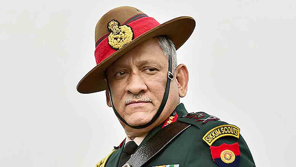 বিদায়: জেনারেল বিপিন রাওয়ত।