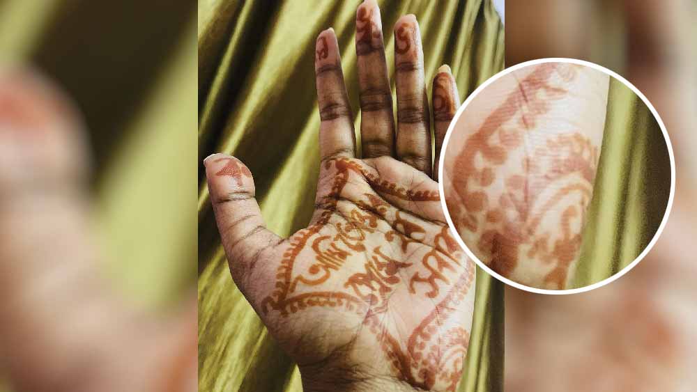 শ্রুতির হাতে স্বর্ণেন্দুর নাম