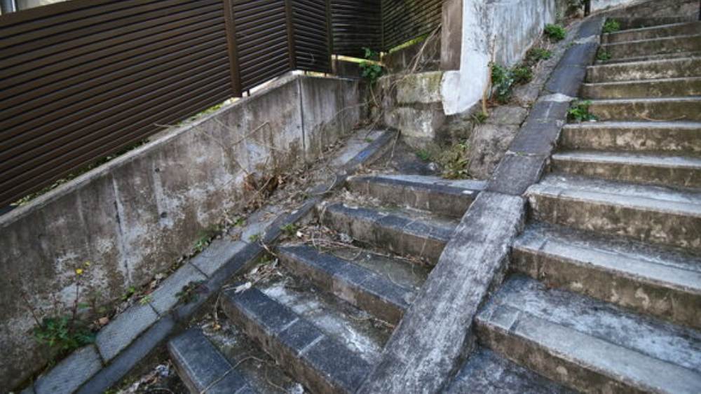 অন্ধকার গলিতে এক ফালি সিঁড়ি। তার উঁচু নিচু ধাপ, কানায় গজানো ঘাস, স্যাঁতসেতে আলো আঁধারি পরিবেশ মিলিয়ে বেশ গায়ে কাঁটা দেওয়া একটা আবহ তৈরি হত। ‘ভুতের সিঁড়ি’ নামকরণের একটা কারণ সেটাও।