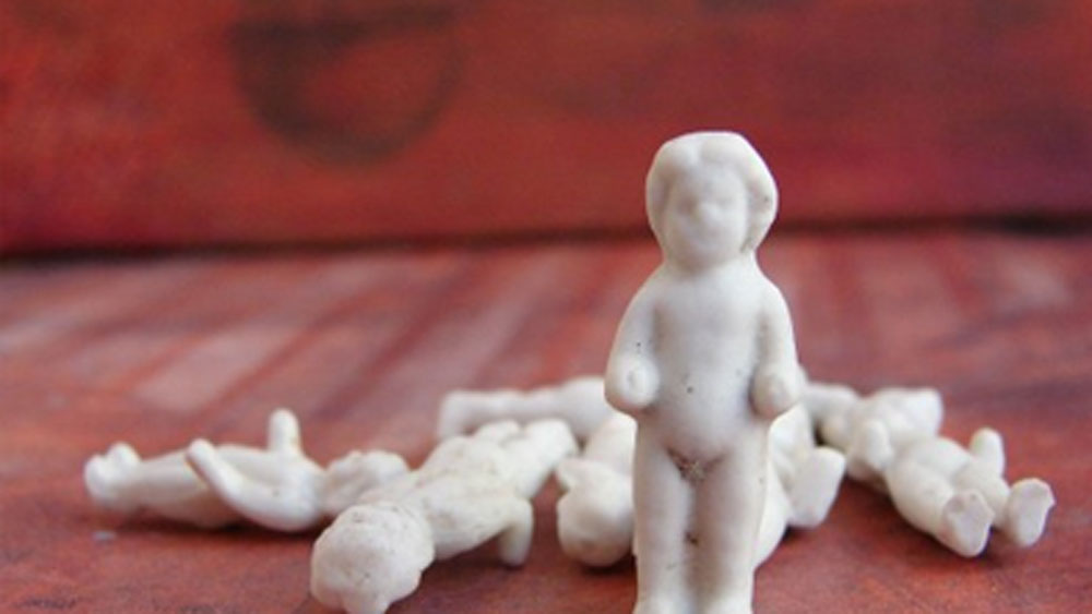 বরফে ঢাকা নিরীহ শিশুমুখের ওই পুতুলের নাম ফ্রোজেন শার্লট। ১৯ শতকে জার্মানিতে বাচ্চা এবং তাদের অভিভাবকদের কাছে অত্যন্ত জনপ্রিয় ছিল এই পুতুল।