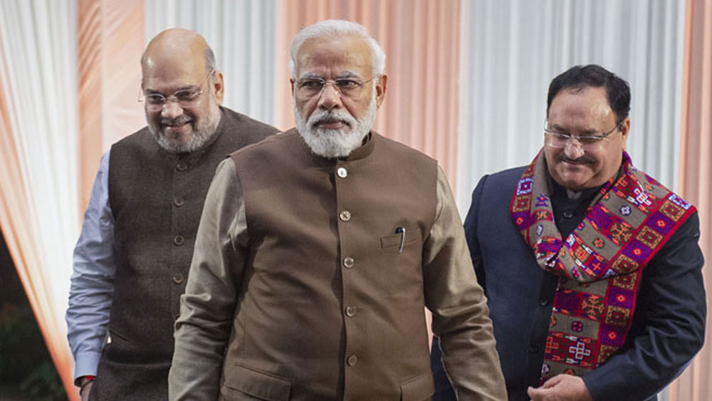 মোদী-শাহ-নড্ডা তিন জনকেই ‘পরিবর্তন যাত্রা’-য় চায় রাজ্য বিজেপি।
