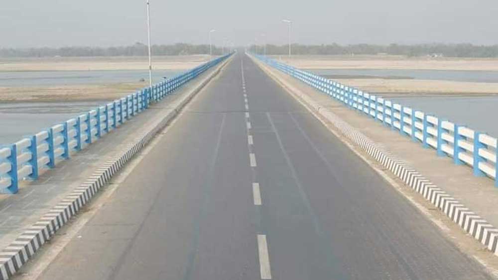মানসাই নদীর ওপর কামতেশ্বরী সেতু।