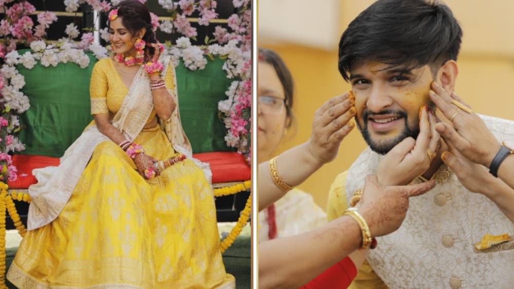 দম্পতি হিসেবে নতুন পথ চলা শুরু এ দিন থেকে। কিন্তু নির্দিষ্ট এই দিনটিতে পৌঁছানোর আগে ‌থেকেই বিয়ে উদ্‌যাপন শুরু হয়ে গিয়েছিল। মাস কয়েক আগে থেকেই জমজমাটি ‘ব্যাচেলরেট’, ‘প্রি ওয়েডিং ফোটোশ্যুট’, ‘আইবুড়ো ভাত’, ‘এনগেজমেন্ট’— নীল ভট্টাচার্য ও তৃণা সাহার সমাজমাধ্যমের দিকে মুখিয়ে ছিলেন নেটাগরিকরা। তাঁদের জীবনের খুঁটিনাটির ধরা পড়েছে সেখানেই। যার একটি ধাপ পেরনোর পালা ছিল এ দিন।