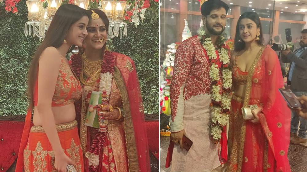 নীল ও তৃণার সঙ্গে আলাদা আলাদা করে ছবি তুললেন অভিনেত্রী ও মডেল দর্শনা বণিক। নীলের সঙ্গে একটি গানের ভিডিয়োতে অভিনয় করেছিলেন দর্শনা। 