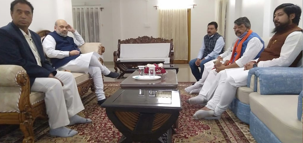 অনন্ত-অমিত বৈঠকে ছিলেন বিজেপির অন্য নেতারাও। 