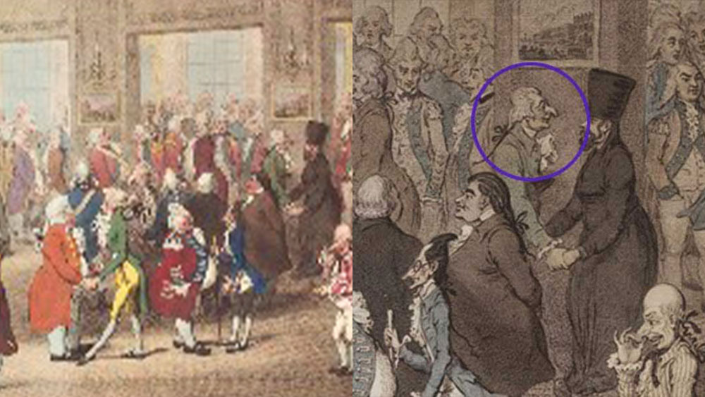 রঙিন চরিত্র তিরেত্তার একটিমাত্র সাদাকালো ছবিকে প্রামাণ্য বলে মান্যতা দেওয়া হয়। ১৭৯২ খ্রিস্টাব্দে জেমস গিলরে-এর আঁকা সেই ছবির নাম ‘দ্য বেঙ্গল লেভি’। ছবিতে অষ্টাদশ শতকের অভিজাত সাজে সজ্জিত এক পুরুষকে দেখা যায়, যার নাক লক্ষণীয় ভাবে তির্যক। তিনি-ই নাকি তিরেত্তা। যাঁর সঙ্গে কথা বলছেন, তিনি ছিলেন গ্রিক যাজক, ফাদার পার্থানিয়ো।