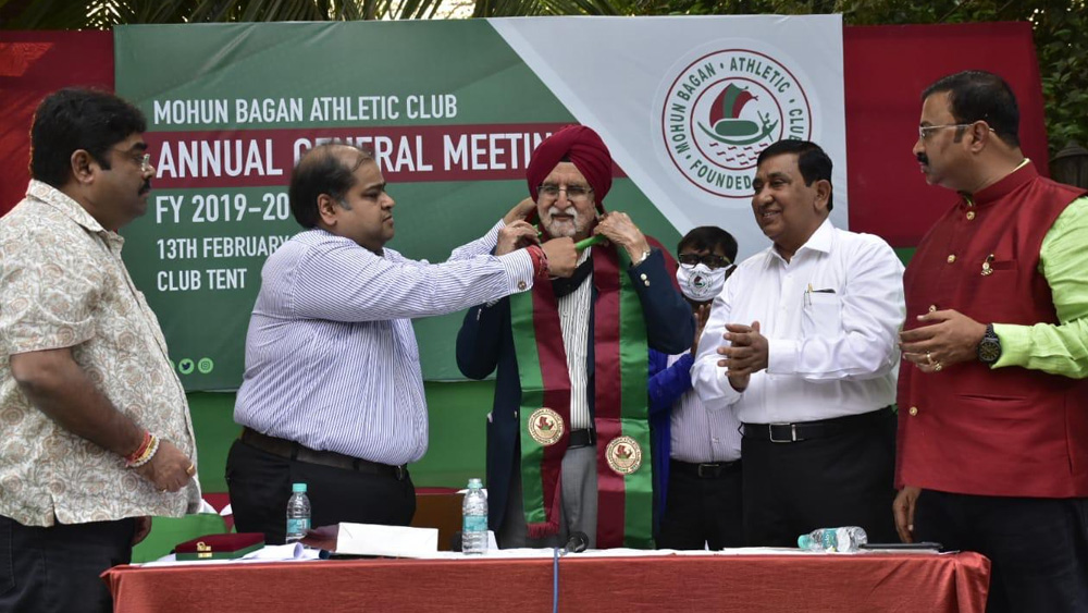 'মোহনবাগান রত্ন' পদক পাচ্ছেন প্রাক্তন অলিম্পিয়ান গুরবক্স সিংহ।