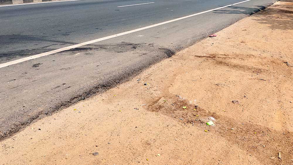 দুর্ঘটনাস্থল।