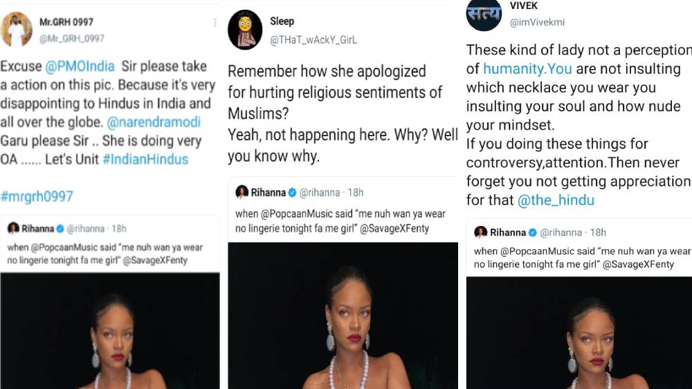 রিহানার বিরুদ্ধে উত্তাল টুইটার