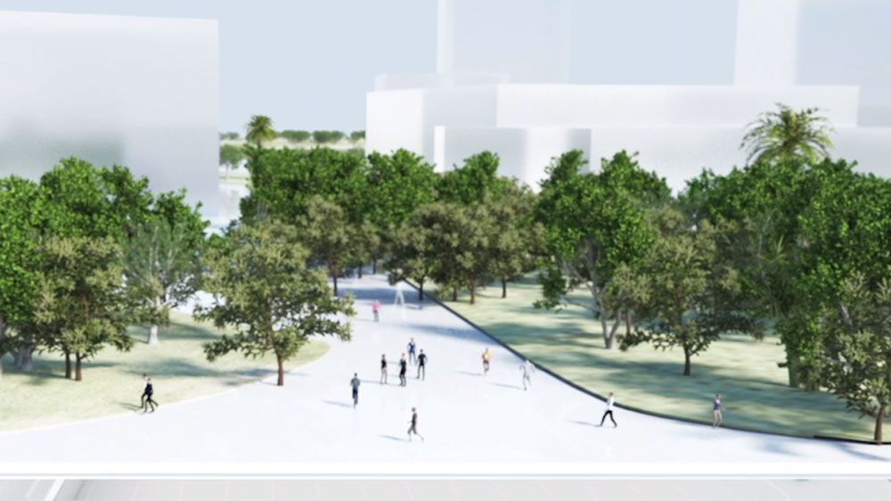 শহরটি ২০৩০ সাল নাগাদ সম্পূর্ণ তৈরি হয়ে যাবে। এটি হবে একটি ত্রিস্তরীয় শহর। যার একেবারে উপর স্তর হবে বসবাসের জন্য। সেখানে কোনও গাড়ি চলাচল করবে না।