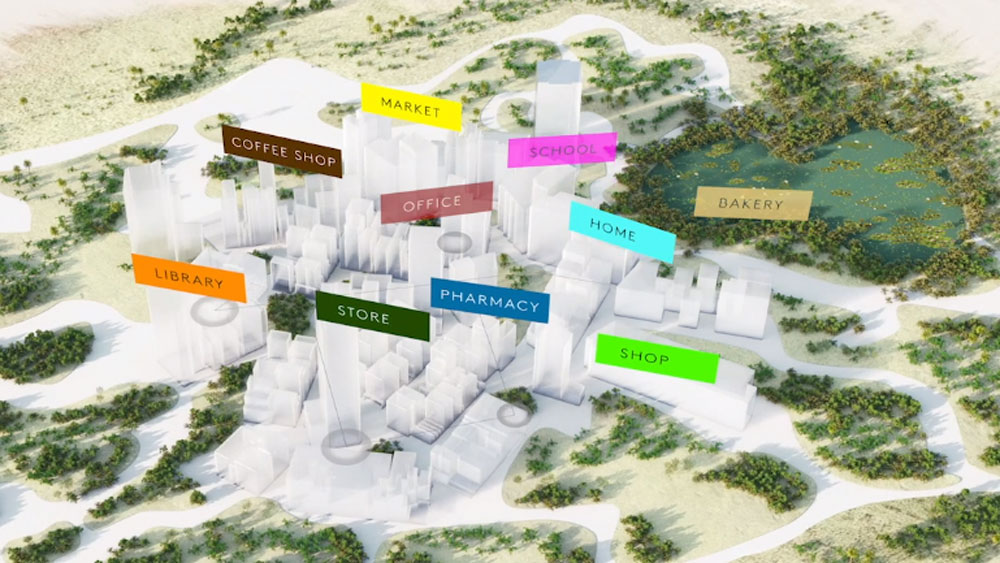 স্কুল, হাসপাতাল, রেস্তোরাঁ, কফি শপ, বইয়ের দোকান থেকে অফিস, বাড়ি থেকে হাঁটা পথে ১০ মিনিটের মধ্যেই পৌঁছে যাওয়া যাবে সবই।