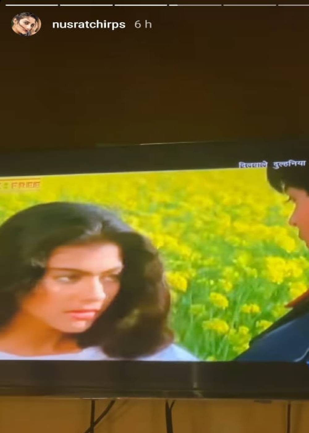 নুসরতের ইনস্টাগ্রাম স্টোরি।