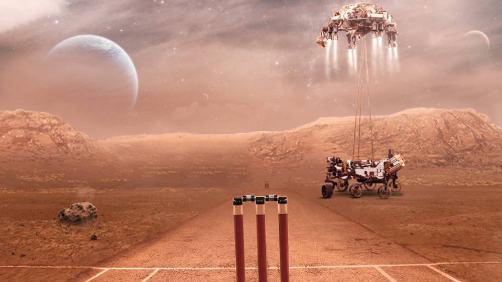Cricket in Mars, ICC creates imaginary picture dgtl