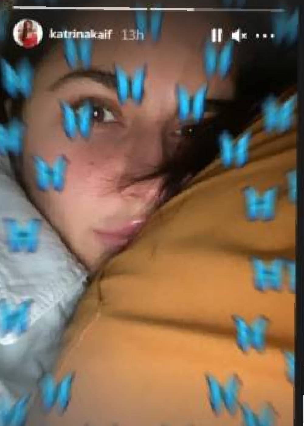 ক্যাটরিনার ইনস্টাগ্রাম স্টোরি।
