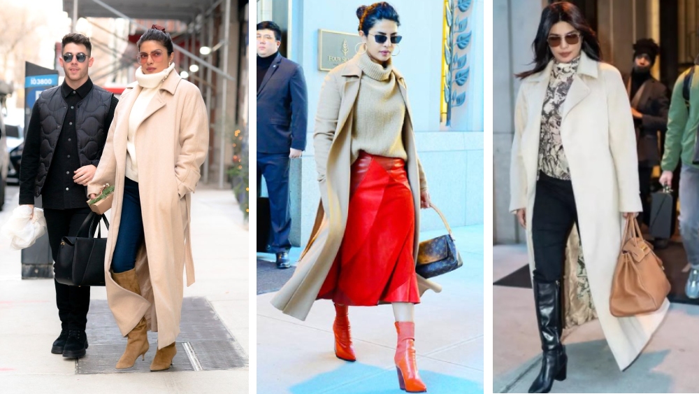 শীতের সাজে প্রিয়ঙ্কা।