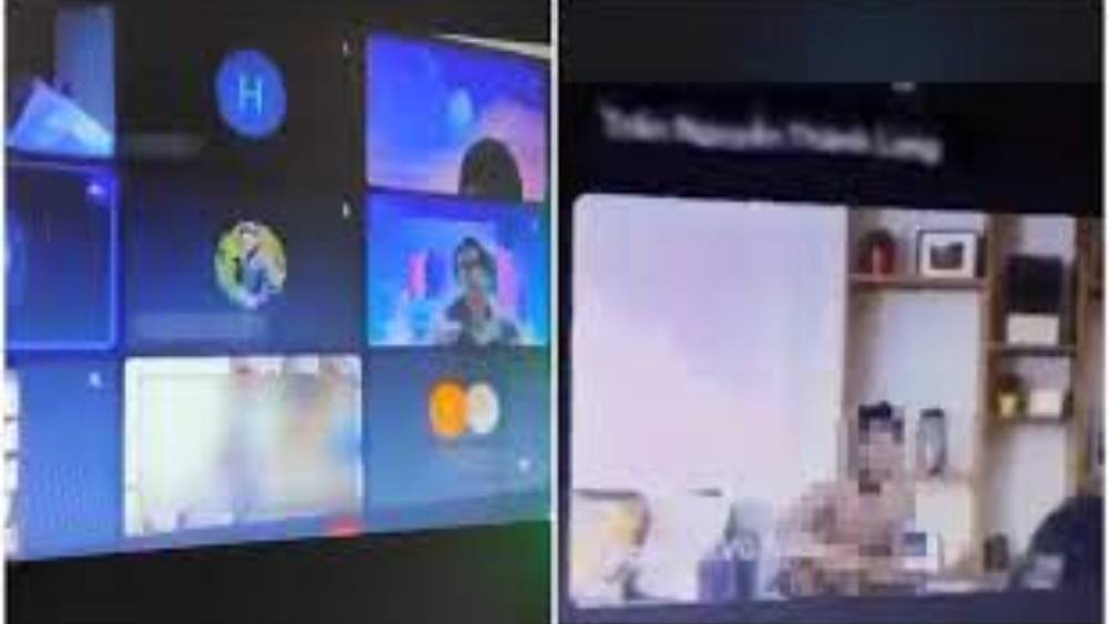 অনলাইন ক্লা‌স চলাকালীন ঘটে ঘটনা 