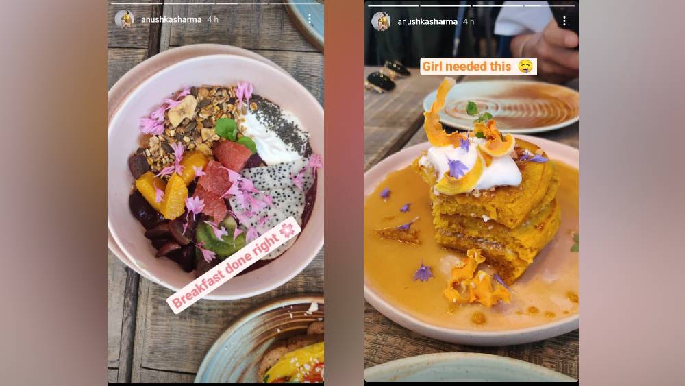 অনুষ্কা শর্মার ইনস্টাগ্রাম স্টোরি।