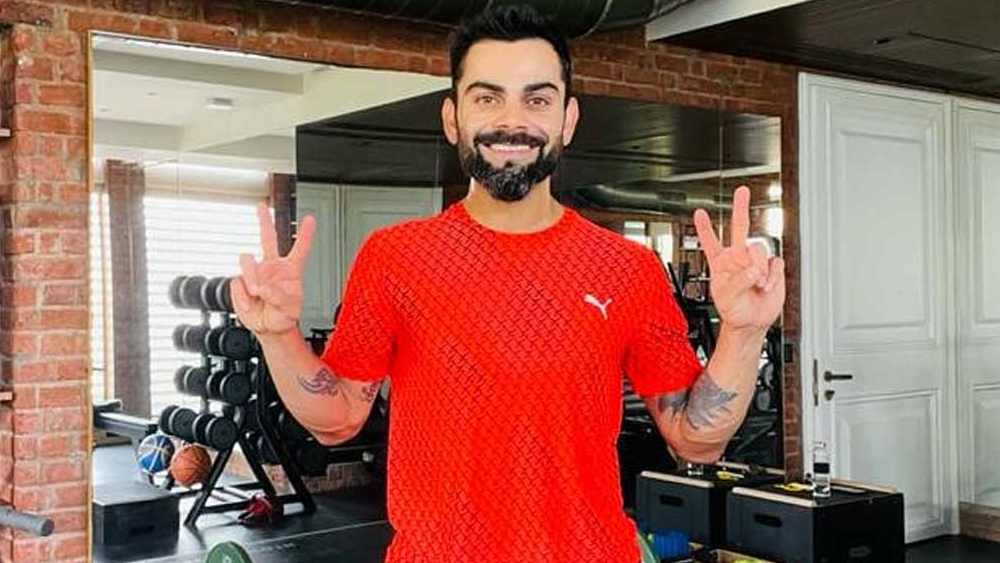 এ ভাবেই জিমে সময় কাটান "কিং কোহলী'। ফাইল চিত্র। 