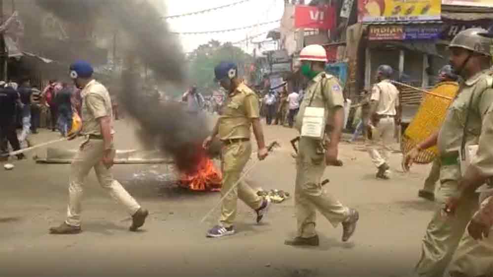বরাকরে মোতায়েন করা হল বিশাল পুলিশ বাহিনী।