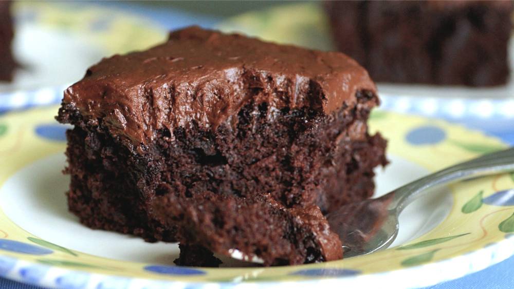 ডার্ক চকোলেট কেক