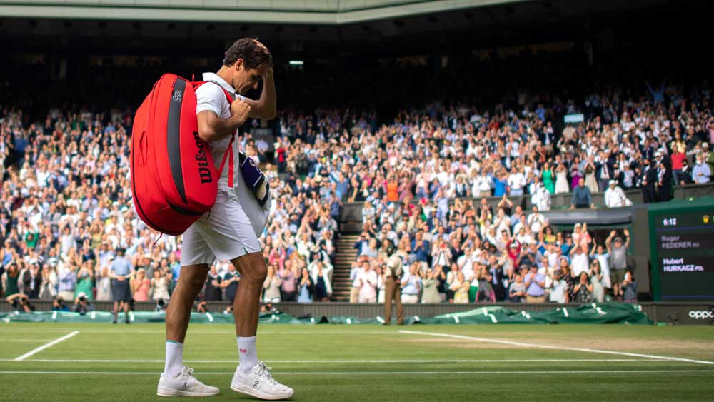 ব্যাগেলের বোঝা কাঁধে নিয়েই কোর্ট ছাড়তে হয় ফেডেরারকে।